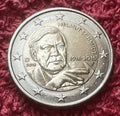 2 Euro 2018 F | Deutschland | 100. Geburtstag von Helmut Schmidt | Bi-Metall Gedenkmünze | Sehr schön