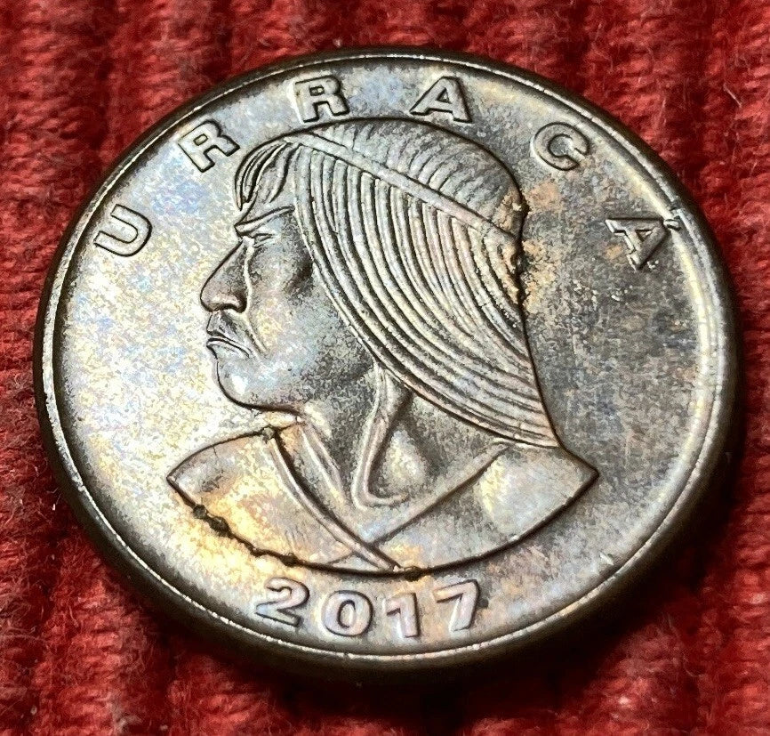1 Centesimo 2017 | Panama | Urraca | Verkupfertes Zink | Sammlermünze