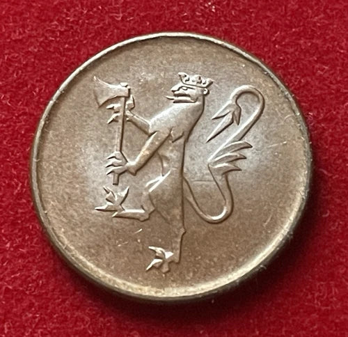 5 Öre 1979 | Norwegen | König Olav V. | Norwegische Krone | Bronze Münze