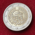 2 Euro 2015 J | Deutschland | 25 Jahre Deutsche Einheit | Bi-Metall Gedenkmünze | schön