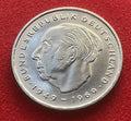2 Deutsche Mark 1972 G | Bundesrepublik Deutschland | Theodor Heuss | Kupfer-Nickel Gedenkmünze | sehr schön