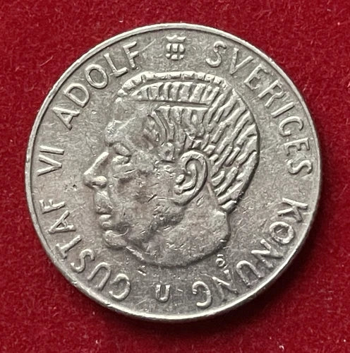 1 Krona 1973 | Schweden | König Gustaf VI. Adolf | Schwedische Krone | Historische Münze