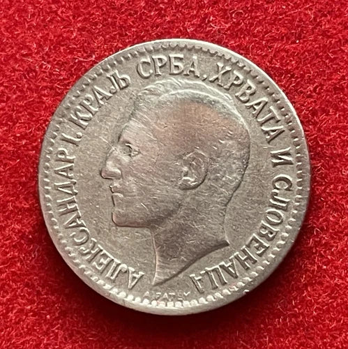 50 Para 1925 | Königreich Jugoslawien | König Alexander I. | Kupfer-Nickel Münze | schön