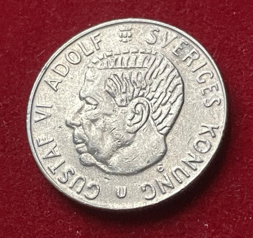 1 Krona 1973 | Schweden | König Gustaf VI. Adolf | Schwedische Krone | Historische Münze