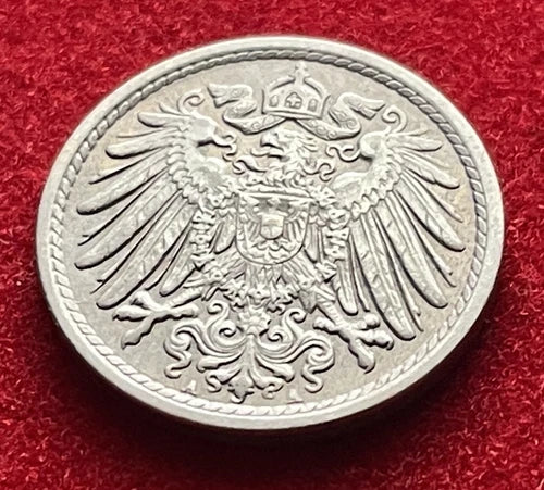 5 Pfennig 1911 A | Deutsches Reich | Kaiserreich Adler | Kupfer-Nickel | schön