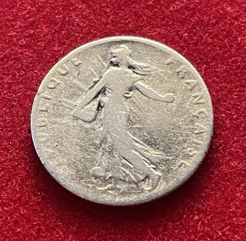 50 Centimes 1899 | Frankreich | Dritte Republik | La Semeuse | 835er Silbermünze