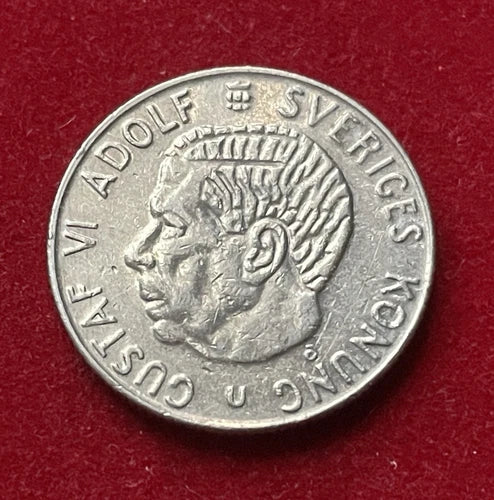 1 Krona 1973 | Schweden | König Gustaf VI. Adolf | Schwedische Krone | Historische Münze