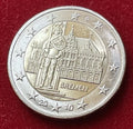 2 Euro 2010 F | Deutschland | Bremer Rathaus & Roland-Statue, Bremen | Bi-Metall Gedenkmünze | sehr schön